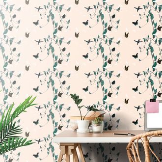 PAPIER PEINT ADHÉSIF – BEAUX PAPILLONS DANS LA NATURE - PAPIER PEINT AUTOCOLLANT - PAPIERS PEINTS PANORAMIQUES