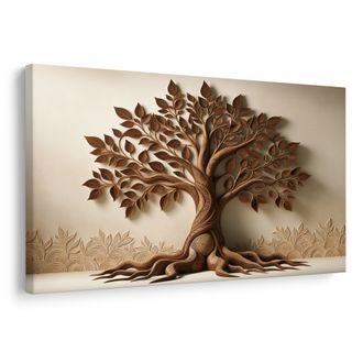 TABLOU ARBORELE VIEȚII CU FRUNZE ȘI RĂDĂCINI - TABLOURI ARBORII VIEȚII - TABLOURI