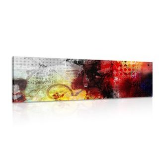 CANVAS PRINT MODERN MEDIA PAINTING - ABSTRACT PICTURES - PICTURES