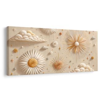 WANDBILD MAGISCHER HIMMEL - BILDER VON SONNENAUFGANG UND SONNENUNTERGANG - BILDER