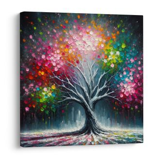 OBRAZ ZÁŘIVÉ BARVY STROMU ŽIVOTA - OBRAZY STROMY ŽIVOTA - OBRAZY