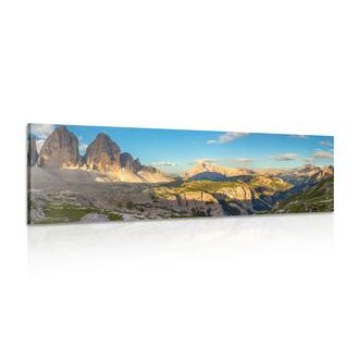 CANVAS PRINT BEAUTIFUL VIEW FROM THE MOUNTAINS - PICTURES OF NATURE AND LANDSCAPE - PICTURES