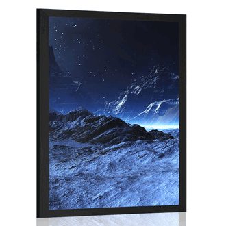 POSTER UNBEKANNTER PLANET - UNIVERSUM UND STERNE - POSTER