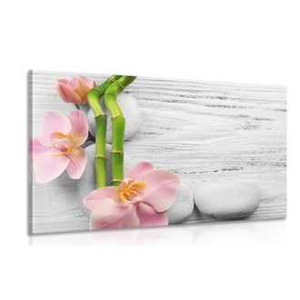 IMPRESSION SUR TOILE COMPOSITION ZEN DOUCE - IMPRESSIONS SUR TOILE FENG SHUI - IMPRESSION SUR TOILE