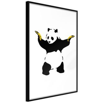 Plakát panda - Banksy: Panda With Guns