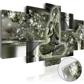 Obraz smaragdový Budha na akrylátovém skle - Emerald Buddha