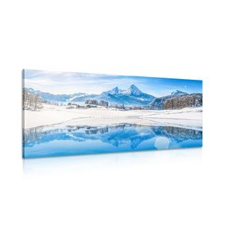 Slika snježni krajolik u Alpama