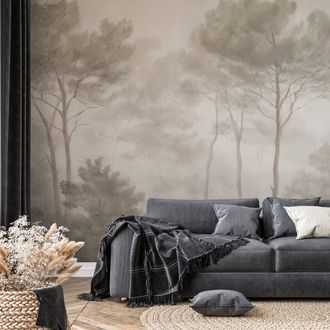 TAPETA ŠUMSKI KRAJOLIK U BLAGOJ MAGLI - TAPETE ŠUMA - TAPETE
