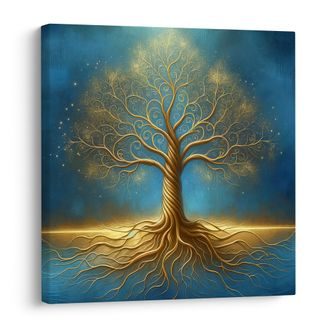 OBRAZ STROM ŽIVOTA V ZÁŘI HVĚZD - OBRAZY STROMY ŽIVOTA - OBRAZY