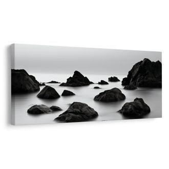 OBRAZ KLIDNÁ HLADINA MEZI ÚTESY - PICTURES MOUNTAINS - PICTURES