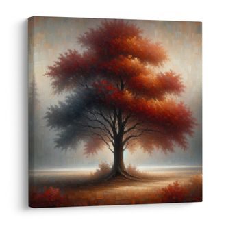 OBRAZ ZÁŘIVÝ STROM ŽIVOTA V LESE - OBRAZY STROMY ŽIVOTA - OBRAZY