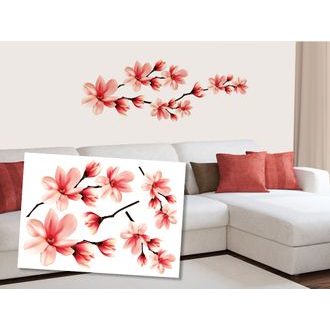 Dekoracyjne naklejki  na ściennu magnolia