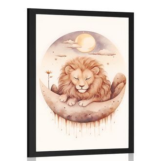 POSZTER ÁLMODOZÓ OROSZLÁN - ÁLMODOZÓ ÁLLATKÁK - POSZTEREK