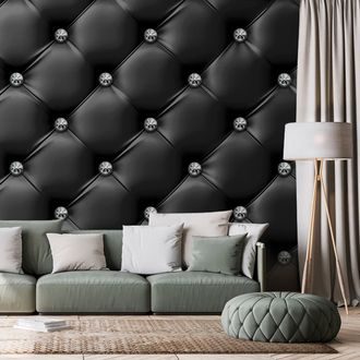 WALLPAPER STYLISH EMPIRE - WALLPAPERS WITH IMITATION OF LEATHER - WALLPAPERS