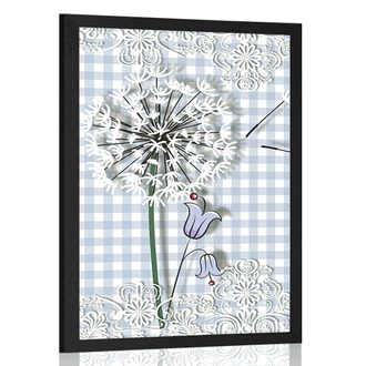 POSTER SKETCHED DANDELION - FOR CHILDREN - POSTERS