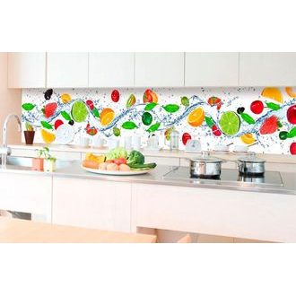 SELF ADHESIVE PHOTO WALLPAPER FOR KITCHEN FRUITS - WALLPAPERS