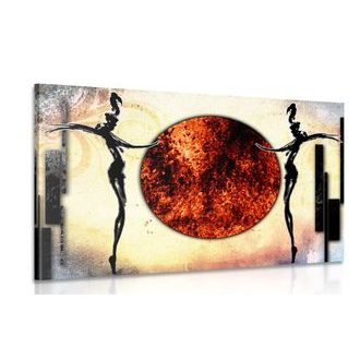 OBRAZ AFRICKÝ TANEC - ABSTRAKTNÍ OBRAZY - OBRAZY