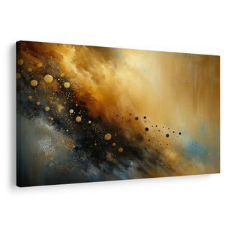 OBRAZ NEKONEČNÉ HVĚZDNÉ ZLATO - OBRAZY ABSTRAKTNÍ TVARY - OBRAZY