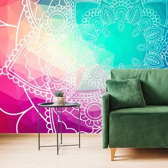 TAPETE PASTELL-MANDALA - TAPETEN MIT FENG SHUI-MOTIVEN - TAPETEN