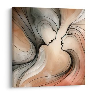 WANDBILD STROM DER LIEBE - BILDER MIT LIEBESMOTIVEN - BILDER