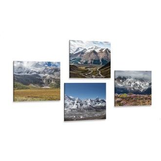 Set di quadri per amanti della montagna