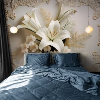 SELF ADHESIVE WALLPAPER ROYAL LILY - SELF-ADHESIVE WALLPAPERS - WALLPAPERS