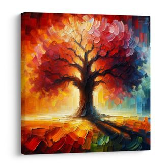 OBRAZ STROM ŽIVOTA V OHNIVÉM SVĚTLE - OBRAZY STROMY ŽIVOTA - OBRAZY