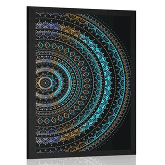 POSTER MANDALA WITH A SUN PATTERN - FENG SHUI - POSTERS