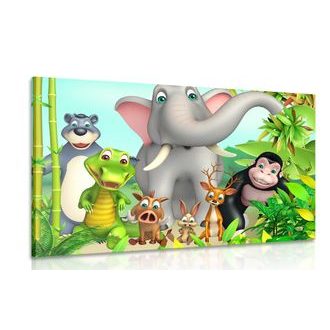 OBRAZ ROZTOMILÁ ZVÍŘÁTKA - DĚTSKÉ OBRAZY - OBRAZY