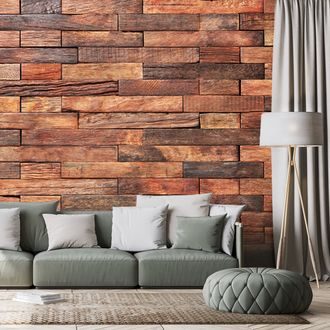 WALL MURAL THE CHARM OF WOOD - WALLPAPERS WITH IMITATION OF WOOD - WALLPAPERS