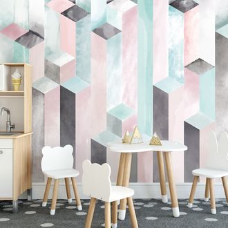 SAMOLEPÍCÍ TAPETA PASTELOVÉ SLOUPY - SAMOLEPÍCÍ TAPETY - TAPETY
