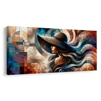 OBRAZ ABSTRAKTNÍ PORTRÉT ŽENY - OBRAZY ŽENY - OBRAZY