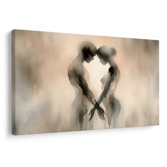 WANDBILD VERLOREN INEINANDER - BILDER MIT LIEBESMOTIVEN - BILDER