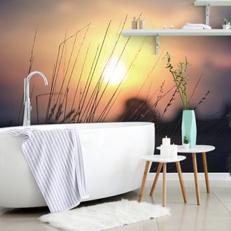 SELF ADHESIVE WALL MURAL SUNRISE OVER A MEADOW - SELF-ADHESIVE WALLPAPERS - WALLPAPERS