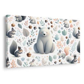 OBRAZ LESNÍ ZVÍŘÁTKA PRO DĚTI - DĚTSKÉ OBRAZY ZVÍŘÁTKA - OBRAZY