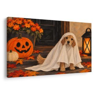 OBRAZ PEJSEK DUCH S DÝNÍ - HALLOWEENSKÉ A HOROROVÉ OBRAZY - OBRAZY