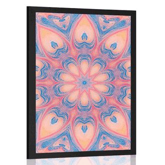 POSTER HYPNOTISCHES MANDALA - FENG SHUI - POSTER