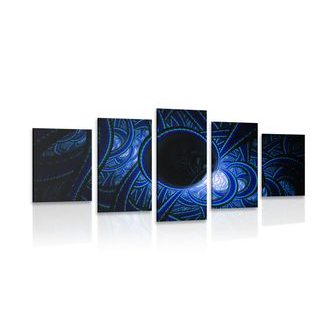 5-DIELNY OBRAZ TAJOMNÉ VZORY - ABSTRAKTNÉ OBRAZY - OBRAZY