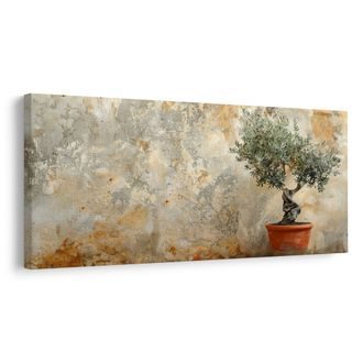 QUADRO SU TELA – ULIVO IN VASO - STAMPE E QUADRI - 🔥 SVENDITA TOTALE