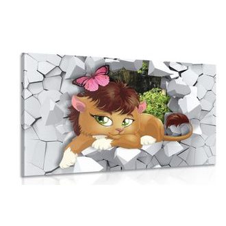 OBRAZ ROZTOMILÉ LVÍČE - DĚTSKÉ OBRAZY - OBRAZY