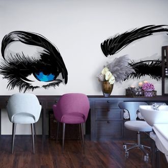 TAPETA MRKAJÍCÍ ŽENSKÉ OČI - TAPETY LIDÉ A CELEBRITY - TAPETY