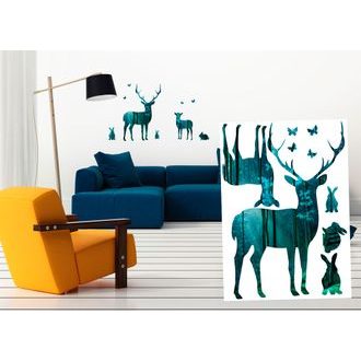 Decorative wall stickers deer
