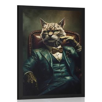 POSTER TIERISCHER GANGSTER KATER - POSTER - 🔥 TOTALAUSVERKAUF