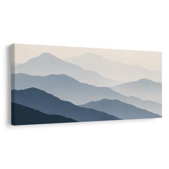 OBRAZ TICHÉ SILUETY VZDÁLENÝCH HOR - PICTURES MOUNTAINS - PICTURES
