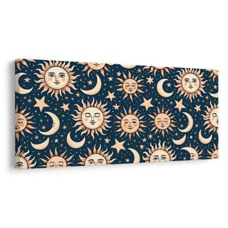 OBRAZ SLUNCE A MĚSÍC - OBRAZY VESMÍRU A HVĚZD - OBRAZY