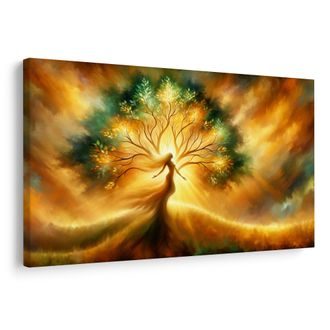 OBRAZ ŽENA A STROM ŽIVOTA - OBRAZY STROMY ŽIVOTA - OBRAZY