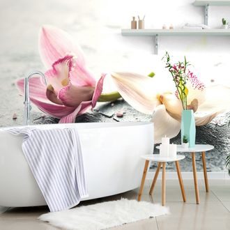 FOTOTAPET AUTOADEZIV FLORI DE ORHIDEE - TAPETE AUTOADEZIVE - TAPETURI