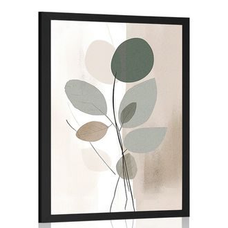 PLAKAT ABSTRAKCYJNE KSZTAŁTY BOTANICZNE NR 1 - ABSTRAKCYJNE KSZTAŁTY - PLAKATY