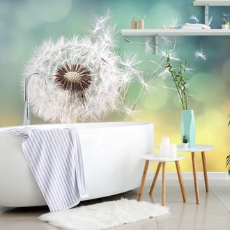 WALL MURAL MAGICAL DANDELION - WALLPAPERS FLOWERS - WALLPAPERS