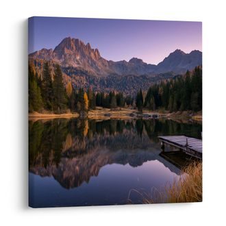 SLIKA ODRAZI PLANINA U JEZERU - SLIKE JEZERA - SLIKE